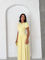 Butter Yellow Maxi Dress