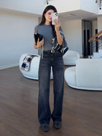 High Waist Zara Straight Jeans