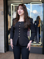 Royal Button Blazer