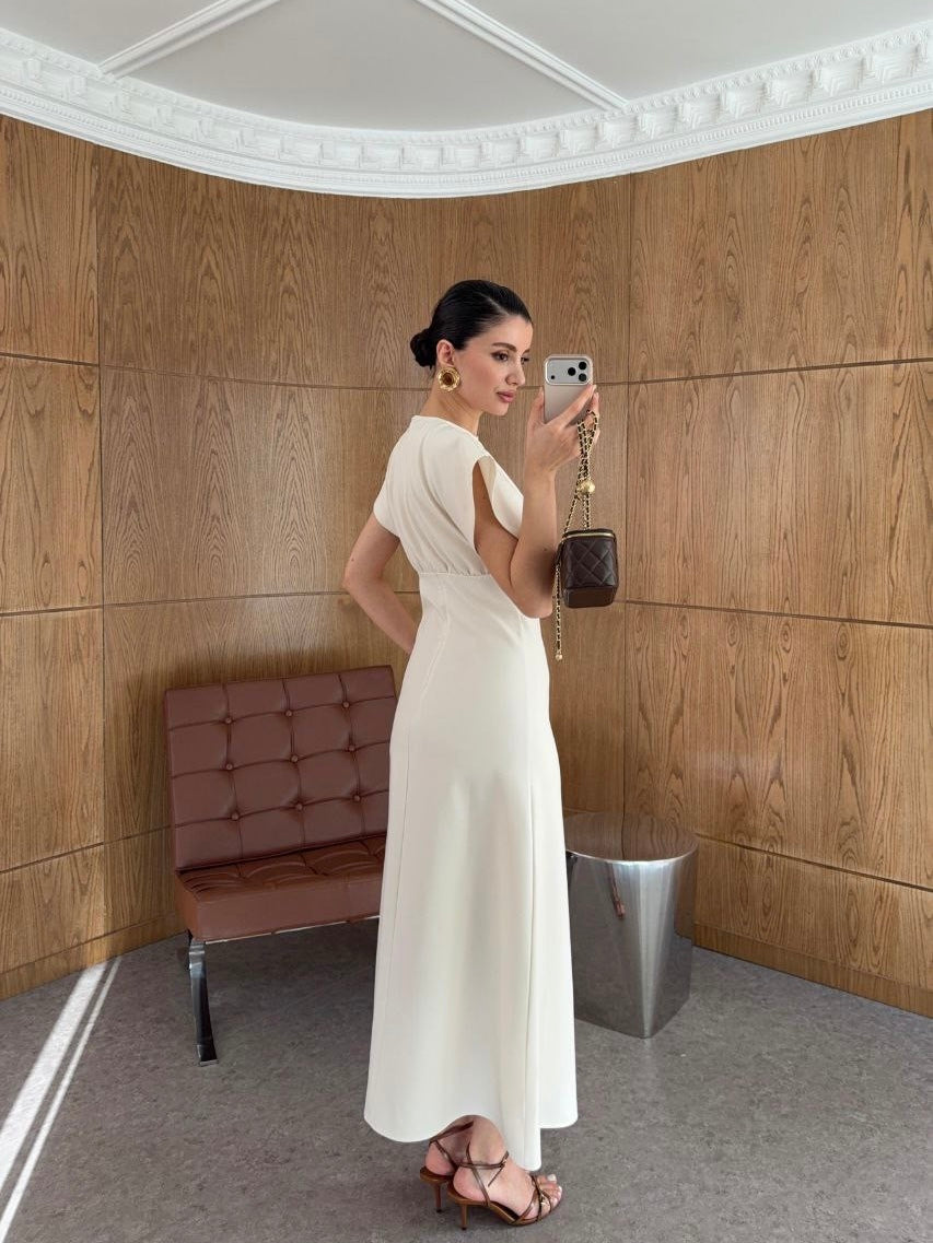 Elegant White  Dress