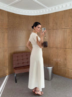 Elegant White  Dress