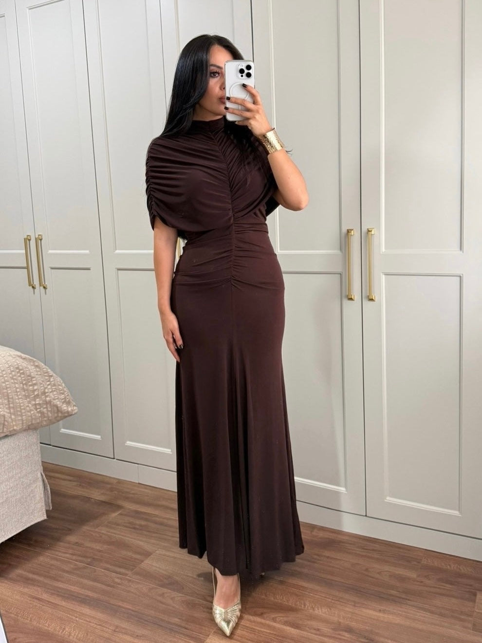 Mocha Elegance Dress