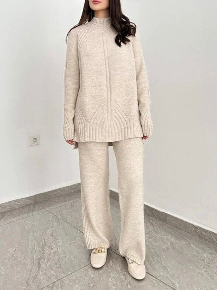 Beige Wool Set
