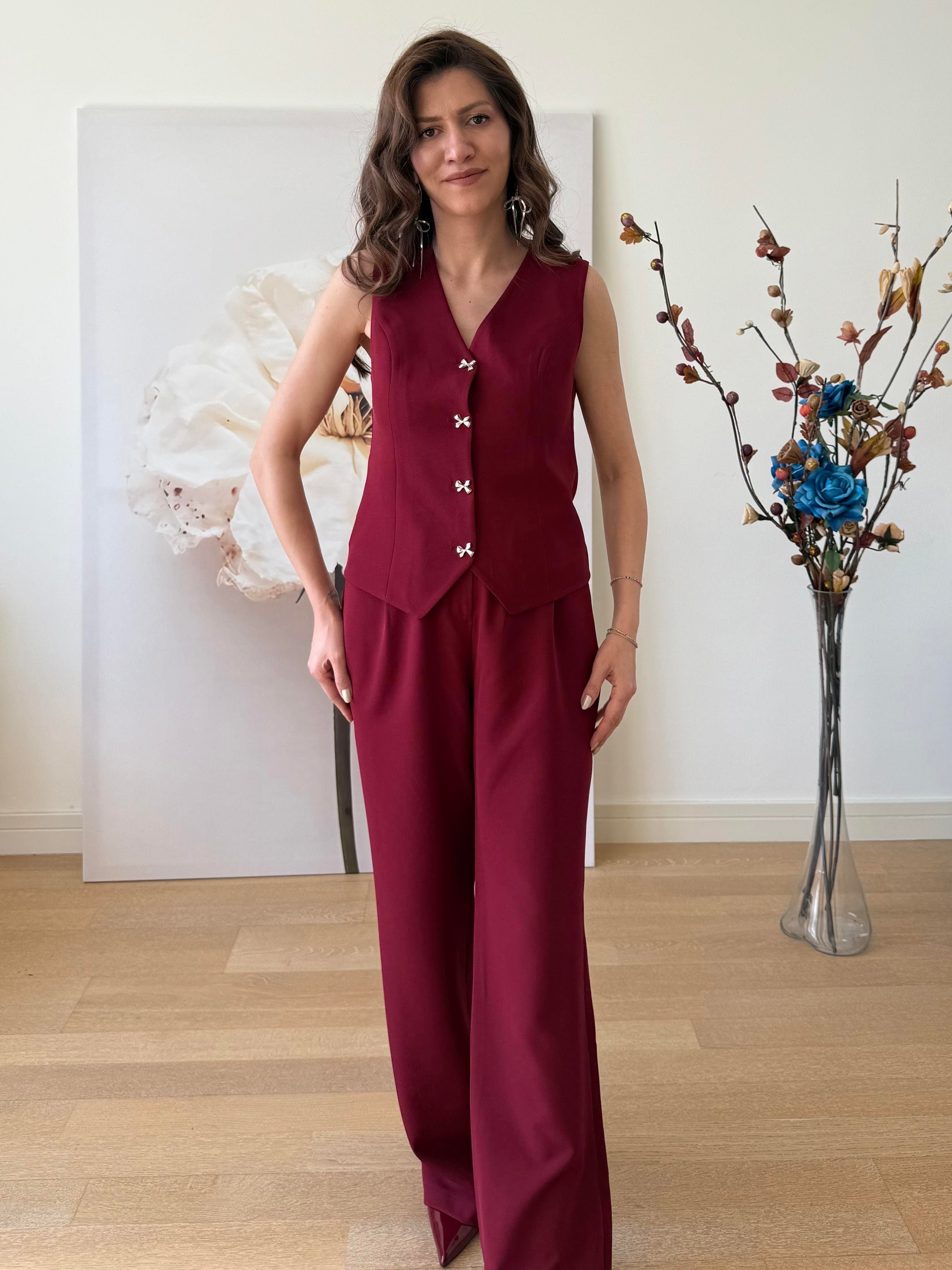 Burgundy Elegance Set