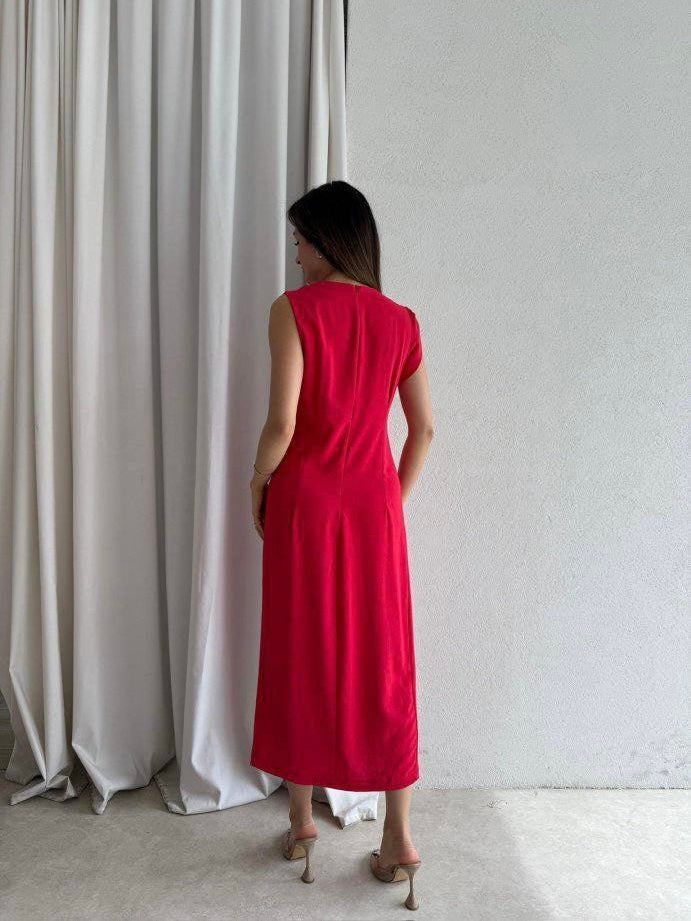 Luna Draped Midi Dress