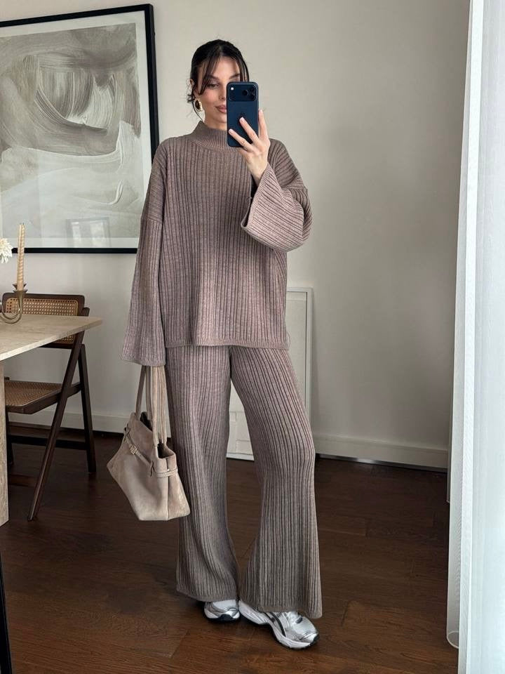 Cozy Ribbed Wool Set