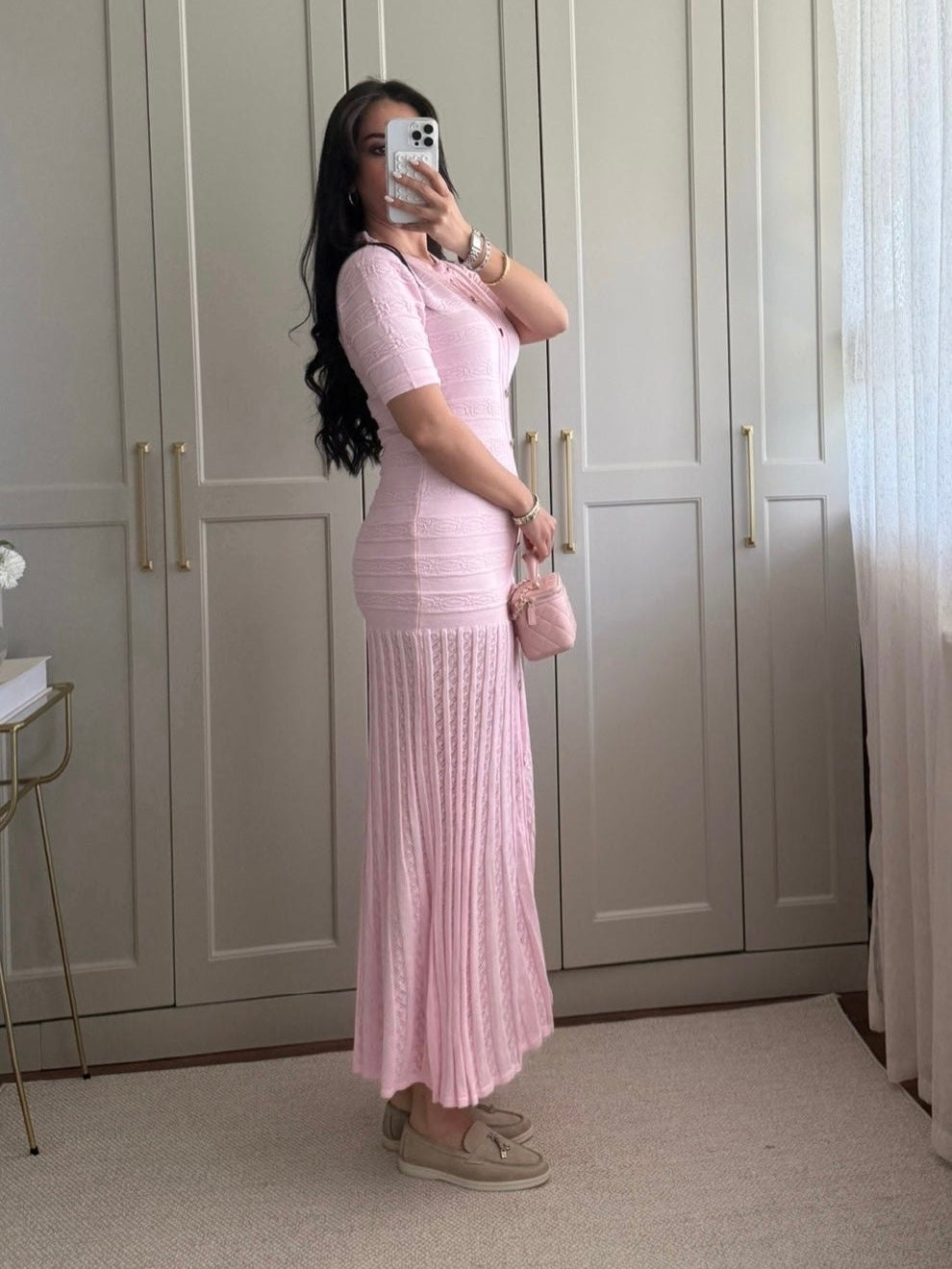 Sandro Pink Dress