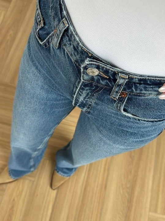 High Waist Zara Straight Jeans