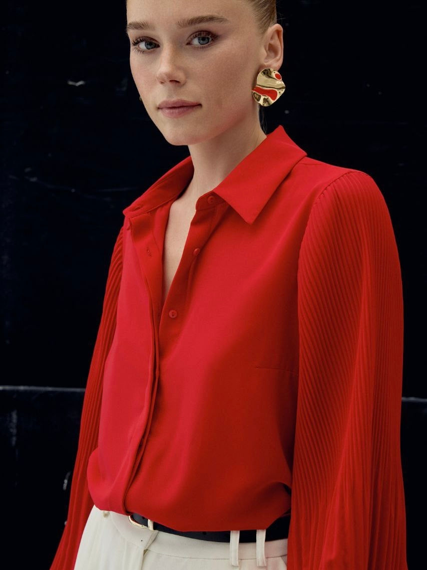 Red Formal Shirt
