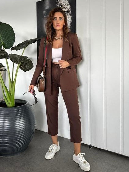 Mocha Chic Suit Set