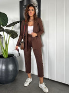 Mocha Chic Suit Set