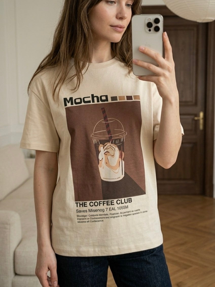 Coffee Club Oversized T-Shirt
