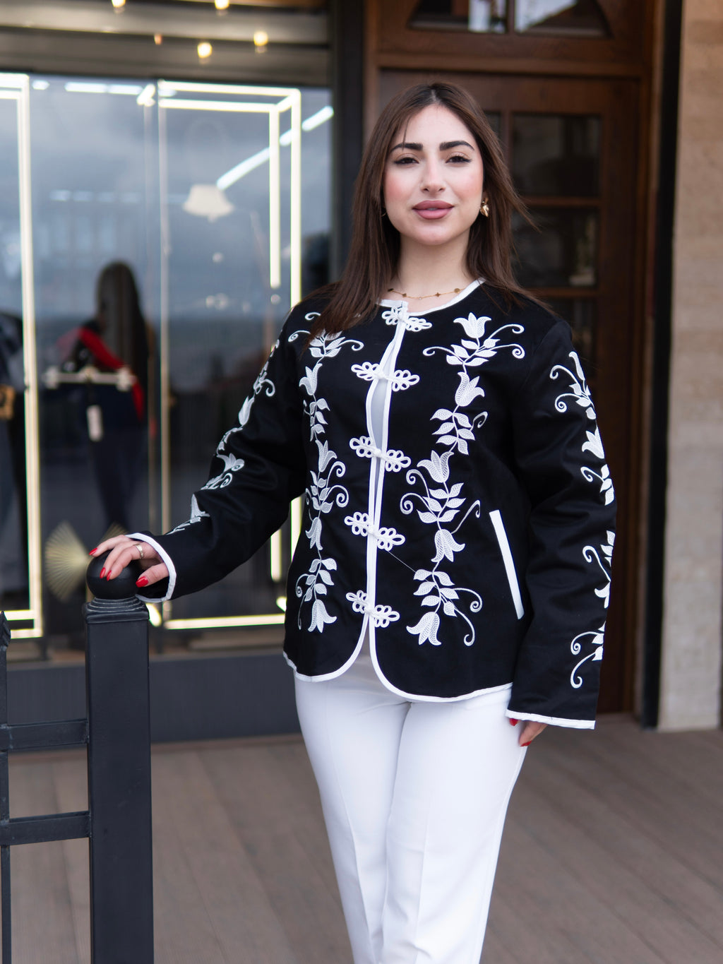 Black Embroidered Jacket