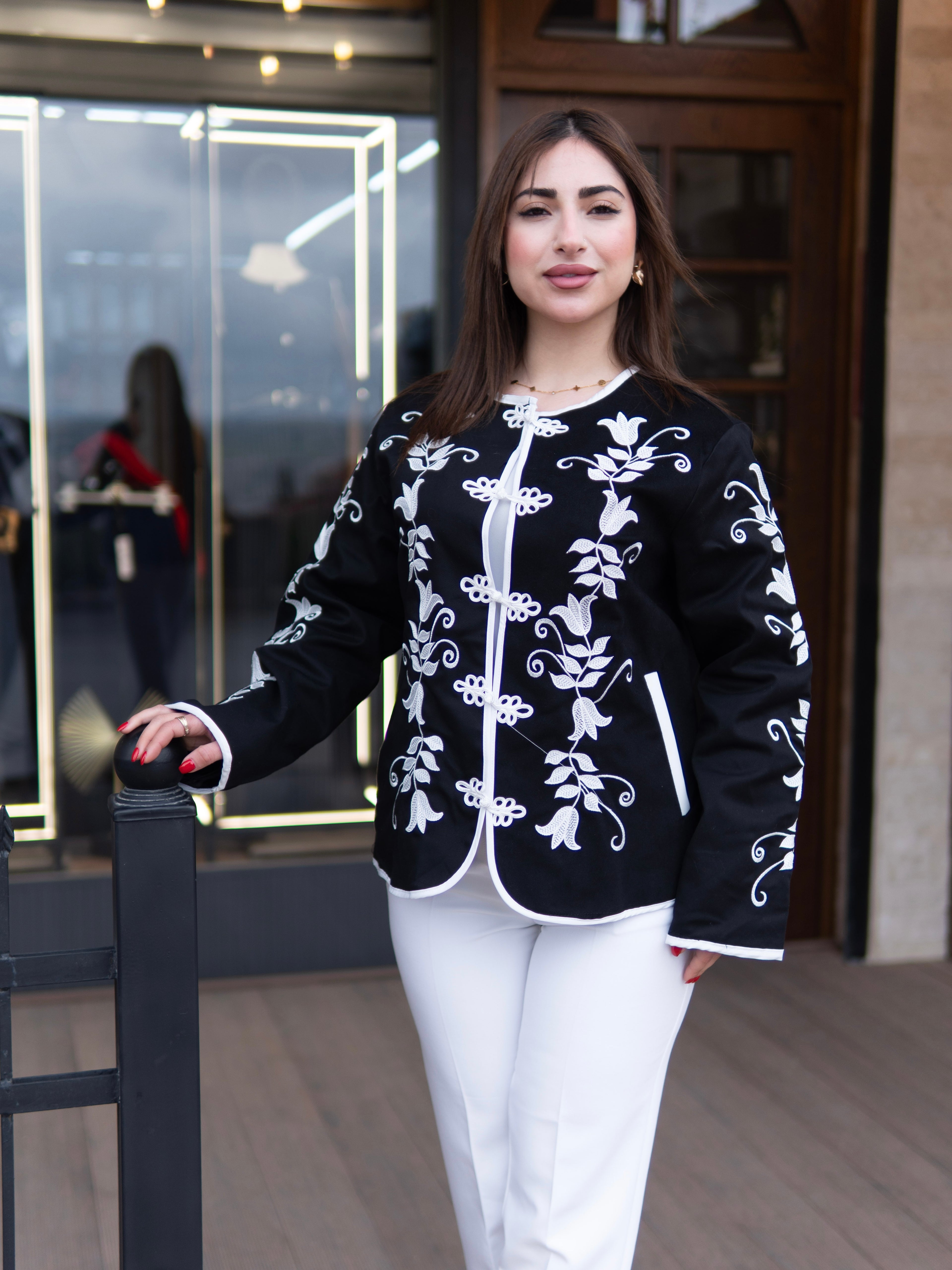 Black Embroidered Jacket