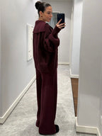 Burgundy Two-Piece Set