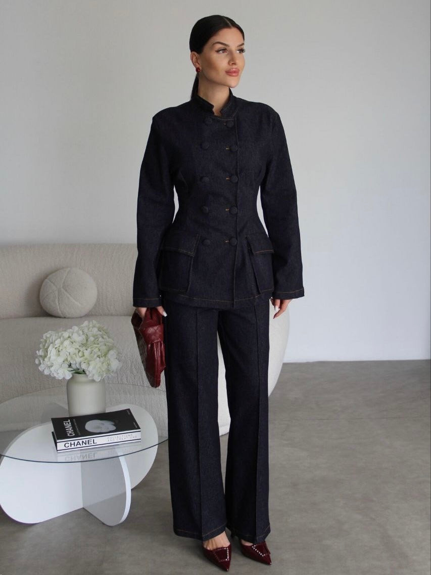 Classic Denim Suit Set