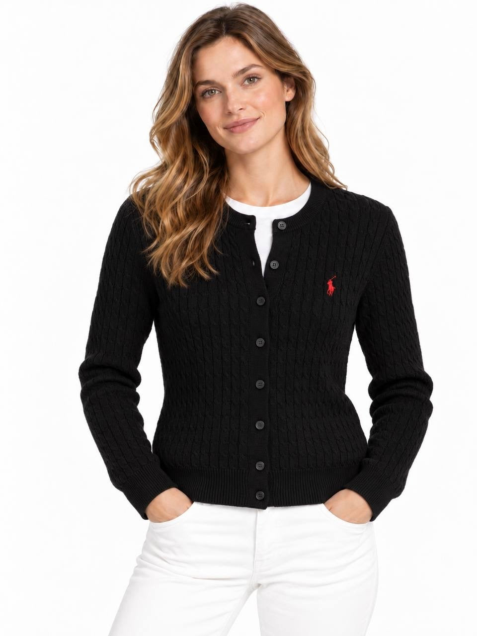 Polo Navy Cardigan