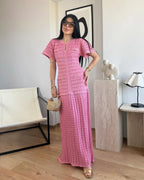 Sandro Tweed Maxi Dress