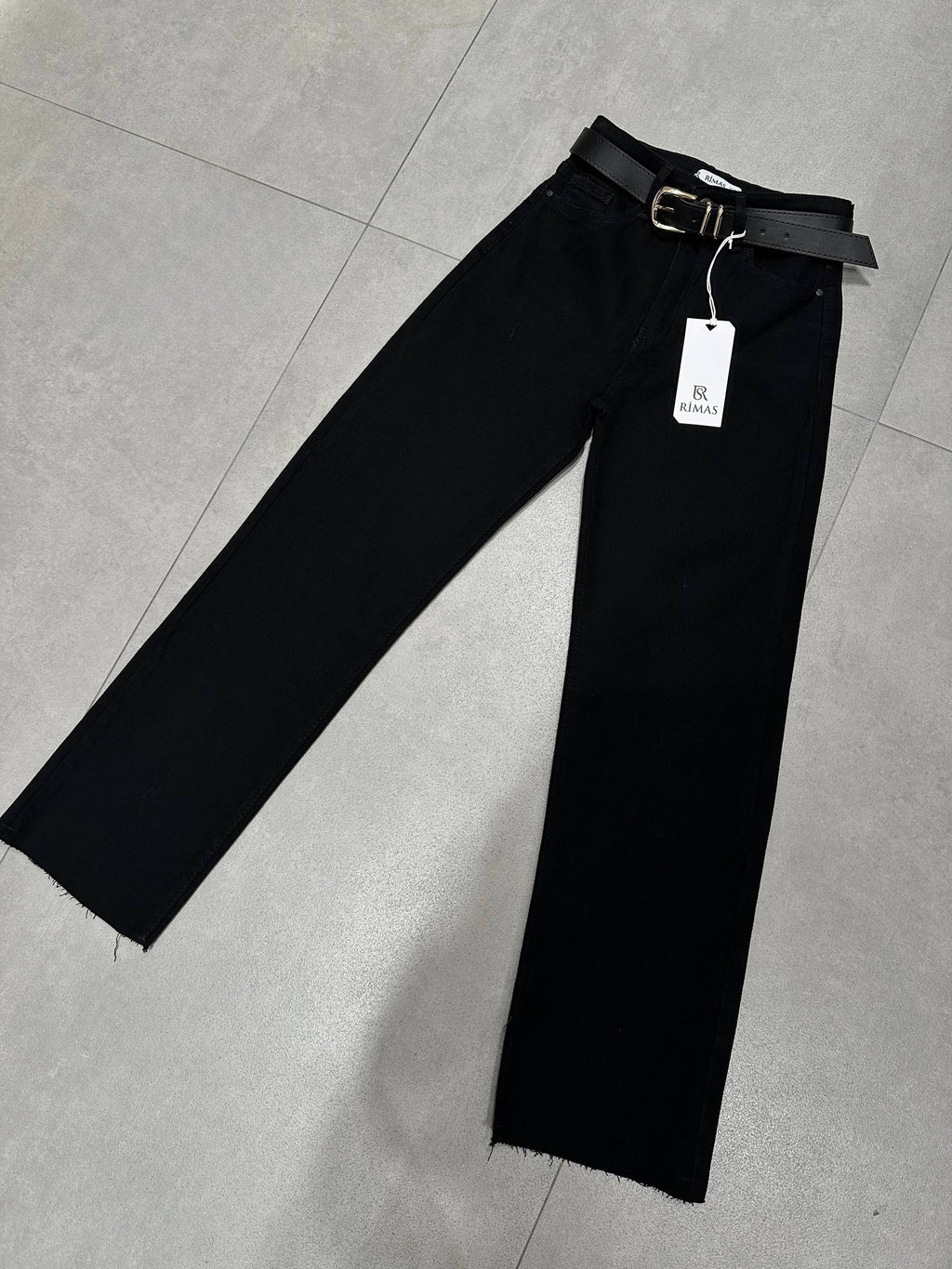 High Waist Straight Jeans