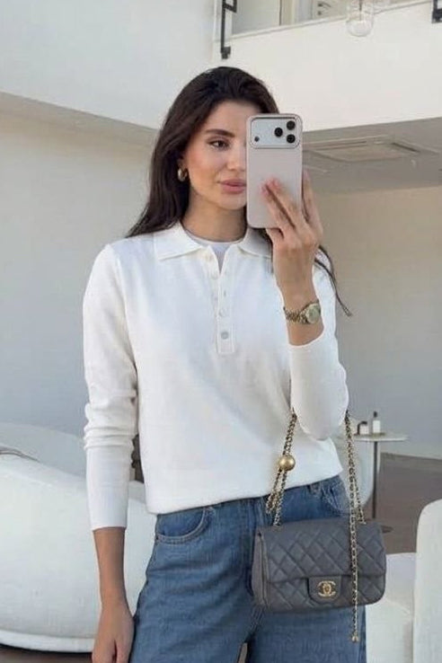 Massimo Dutti White Blouse