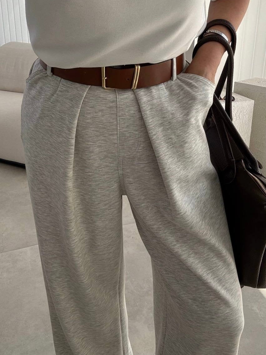 Comfortable Summer Gray Pants