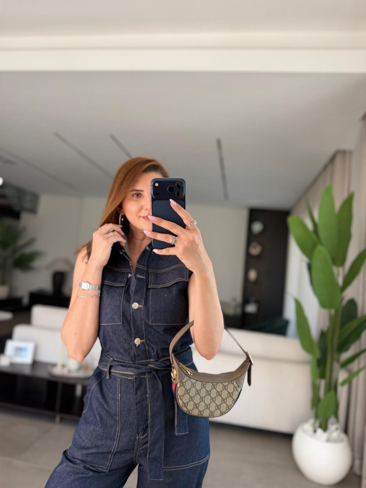 Denim Elegance Jumpsuit
