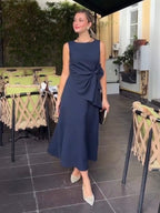 Classic Blue Evening Dress