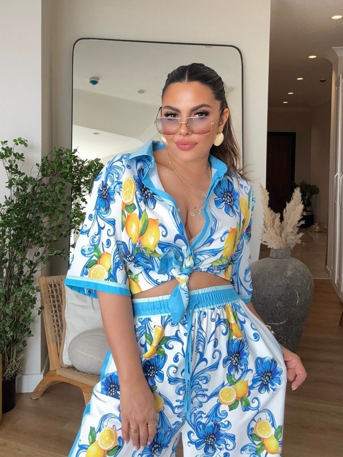 Amalfi Lemon Co-Ord Set