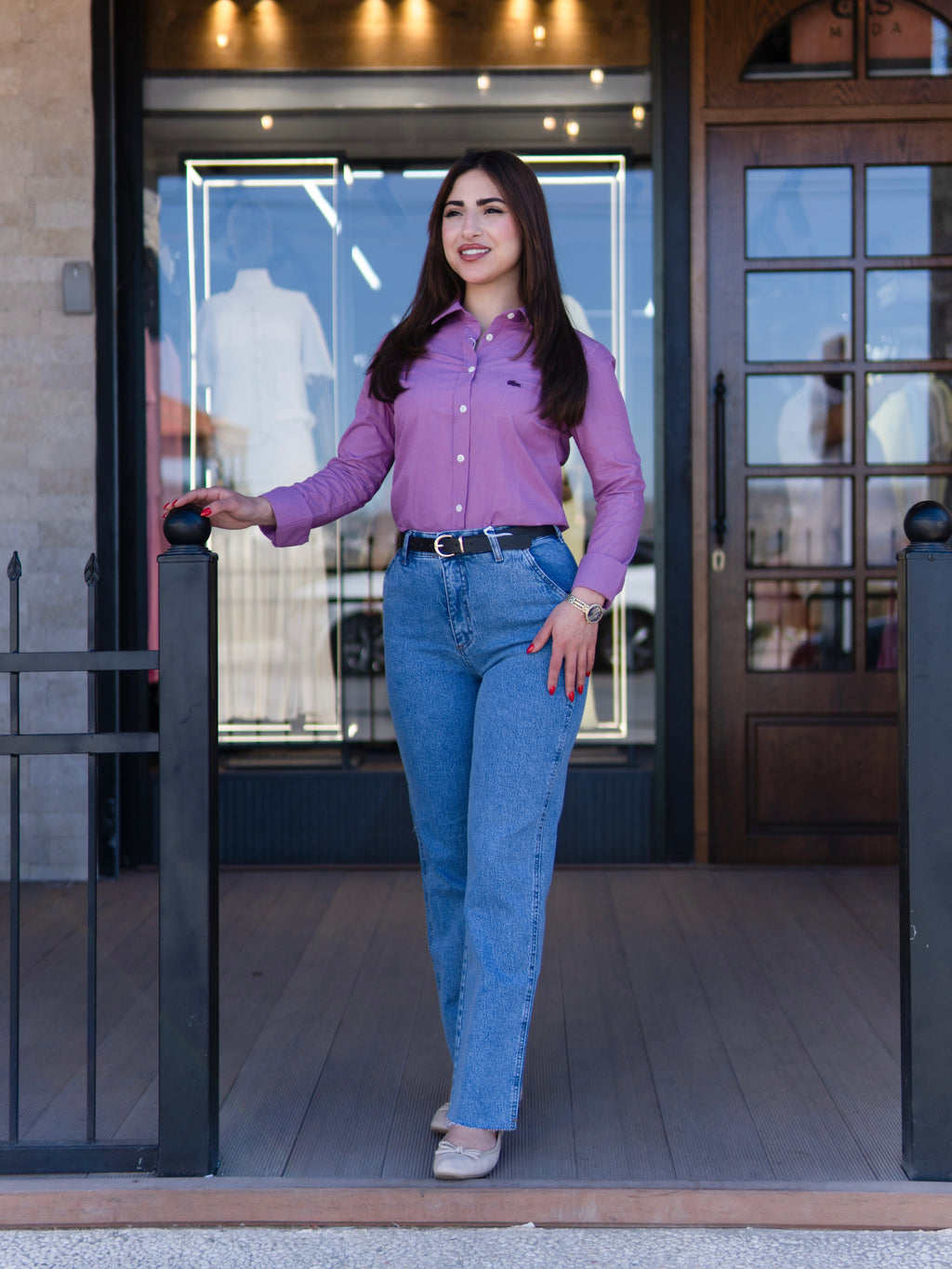 Lacoste Classic Lilac Shirt