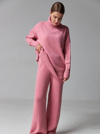 High-Neck Wool Set