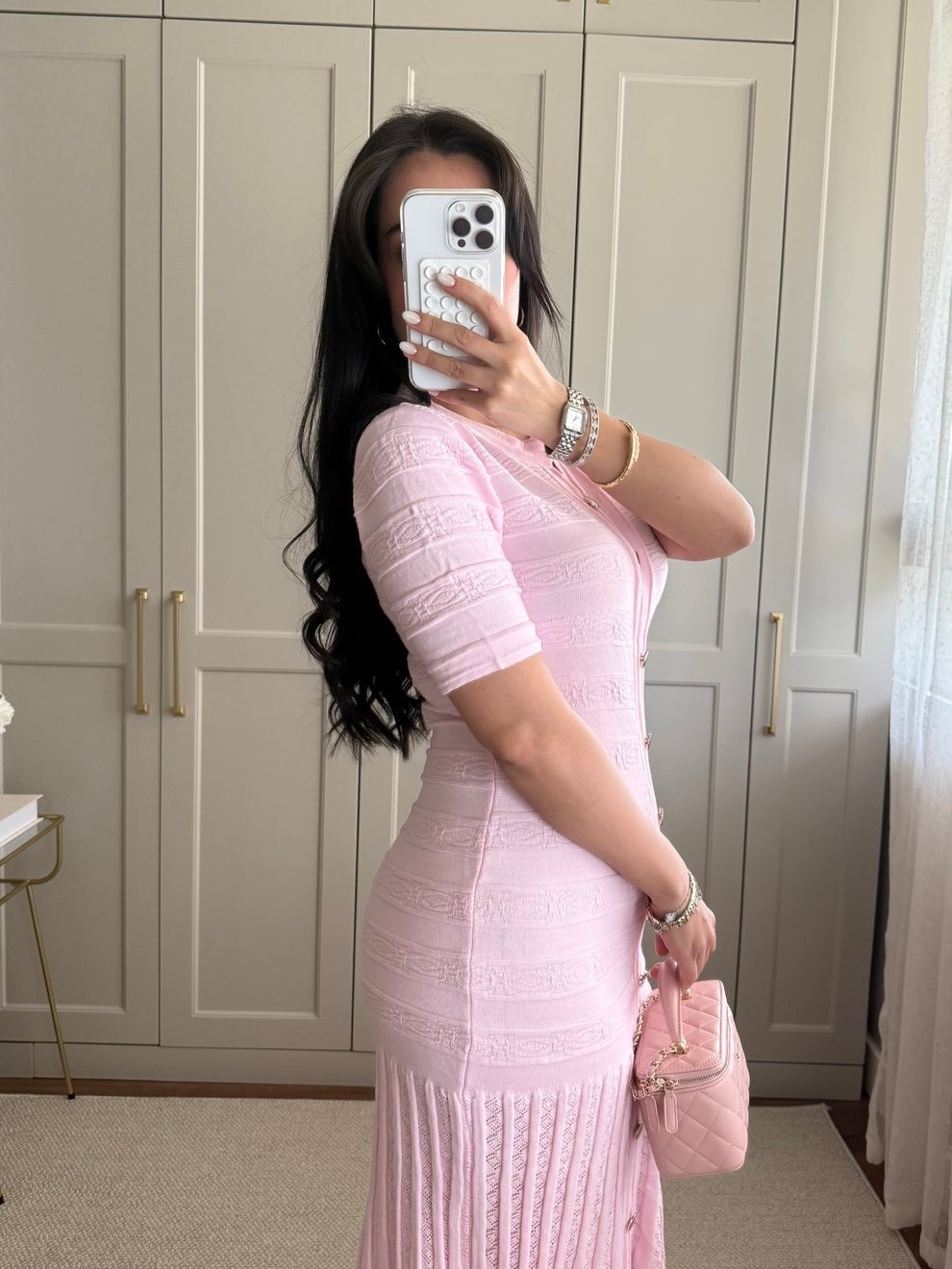 Sandro Pink Dress