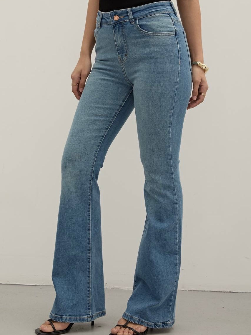High Waist Flare Jeans