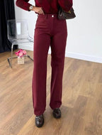High Waist Straight Jeans