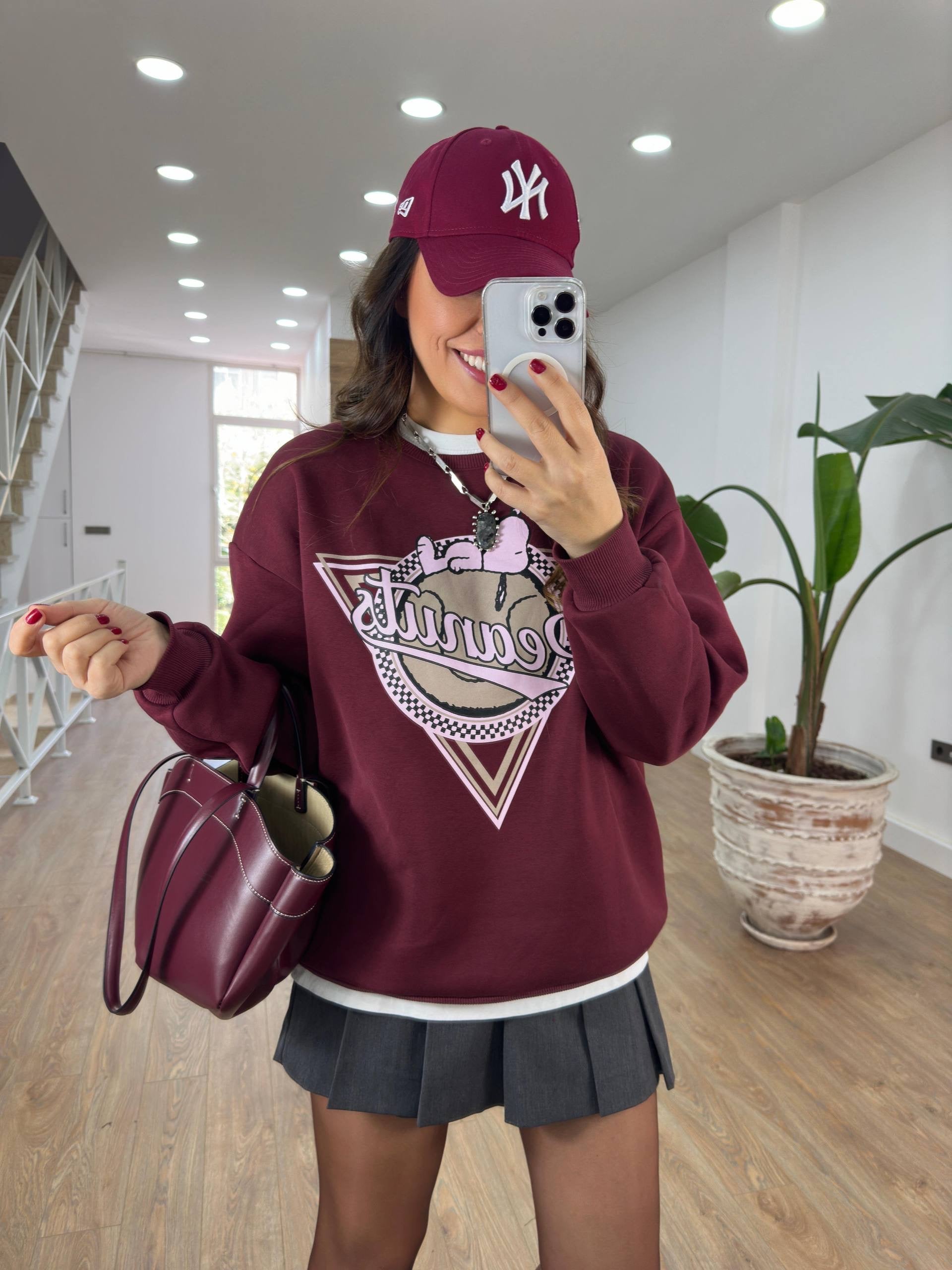 Burgundy Hoodie