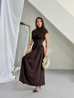 Chocolate Flow Dress