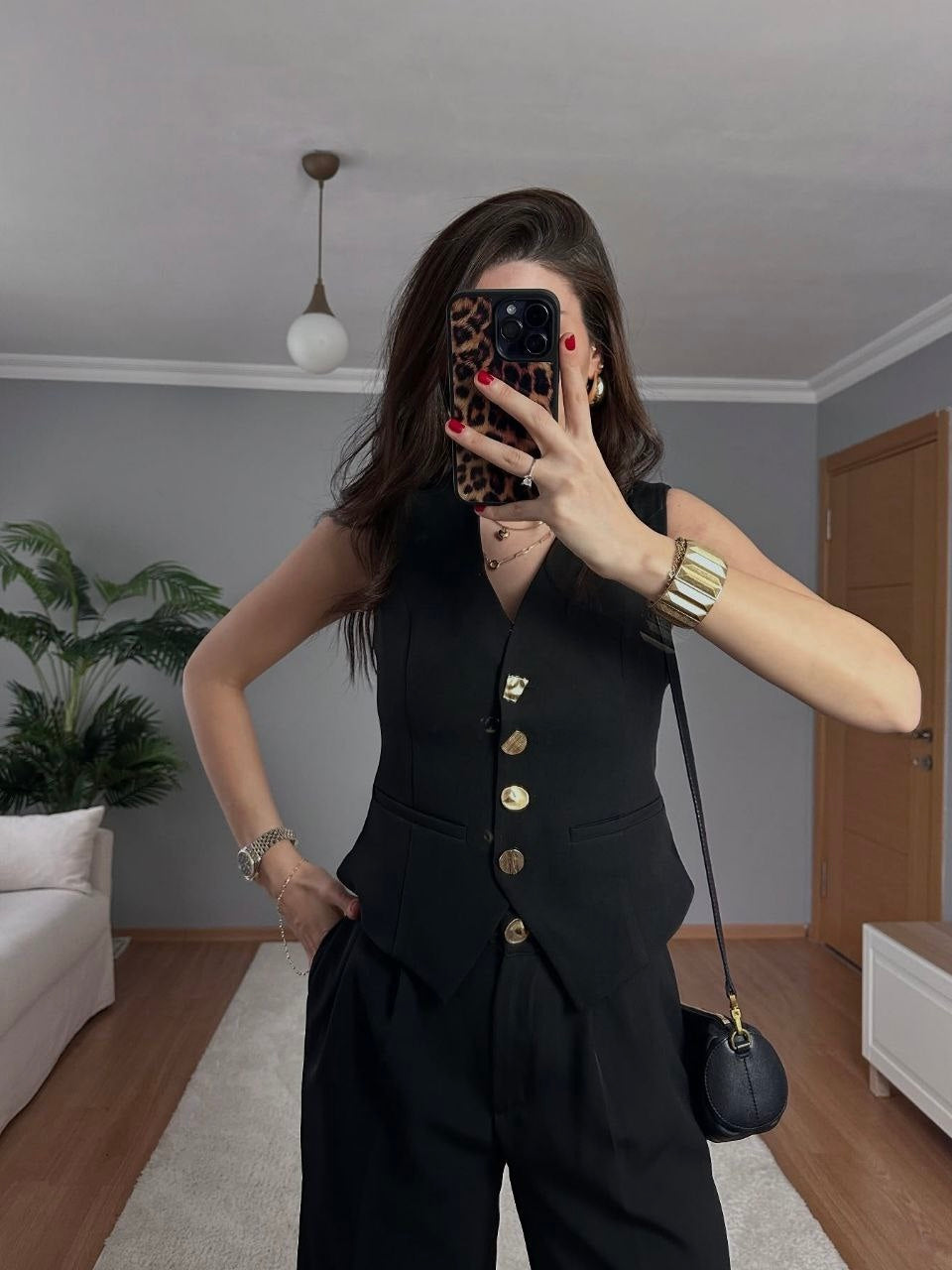 Black Elegance Two-Piece Set