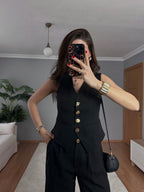 Black Elegance Two-Piece Set