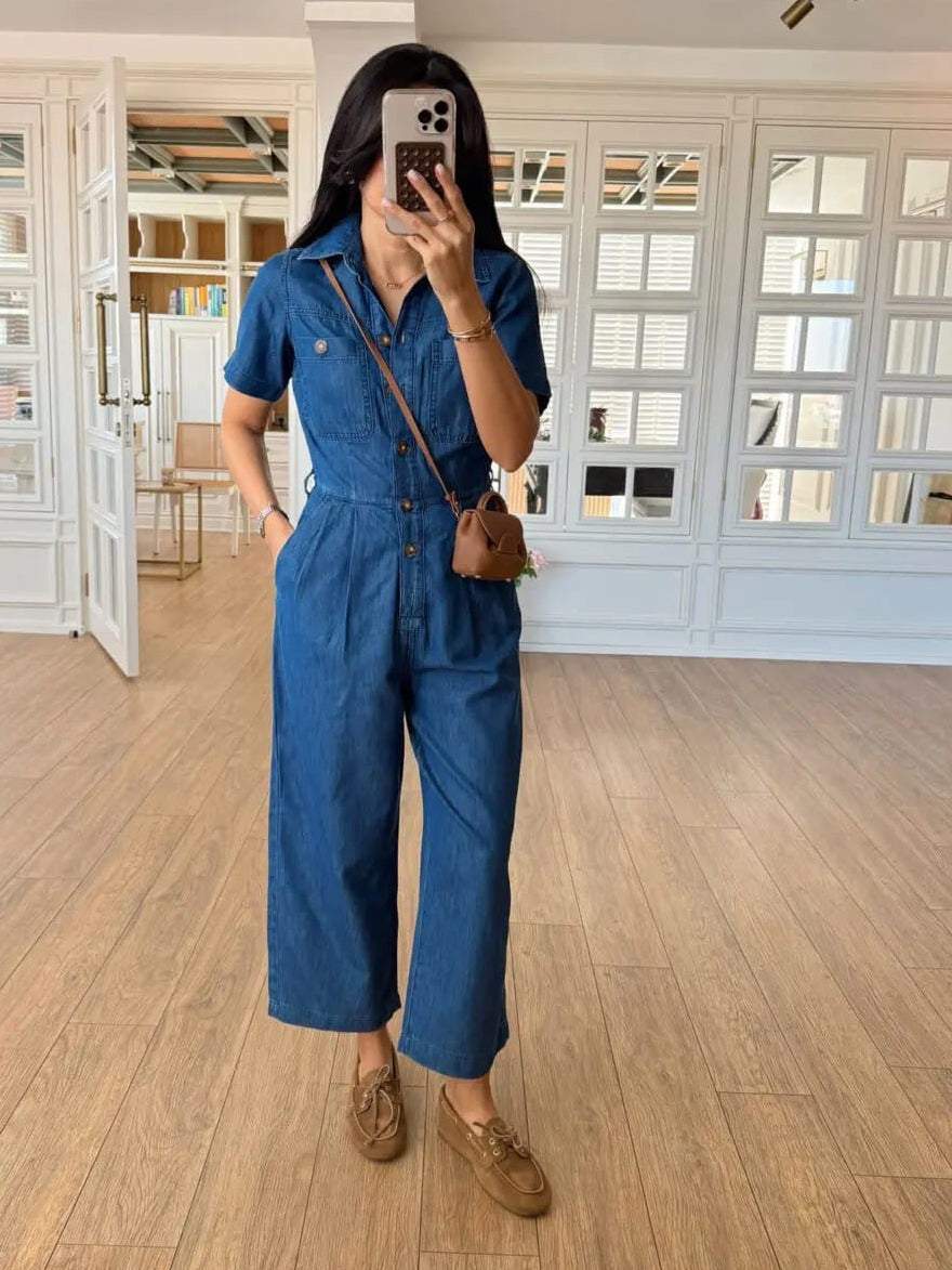 Chic Denim Jumpsuit