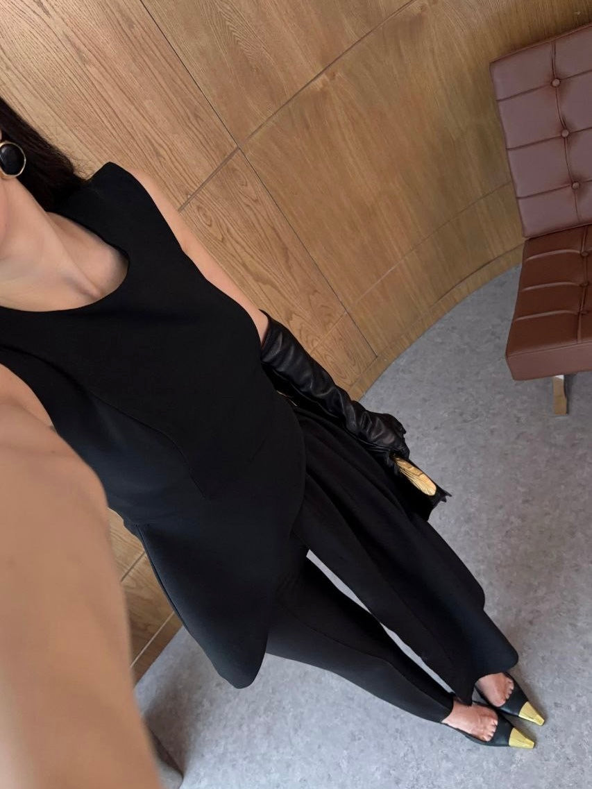 Elegant Black Vest