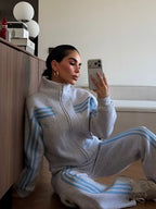 Adidas Grey Tracksuit Set