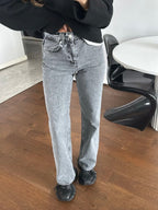 High Waist Zara Straight Jeans