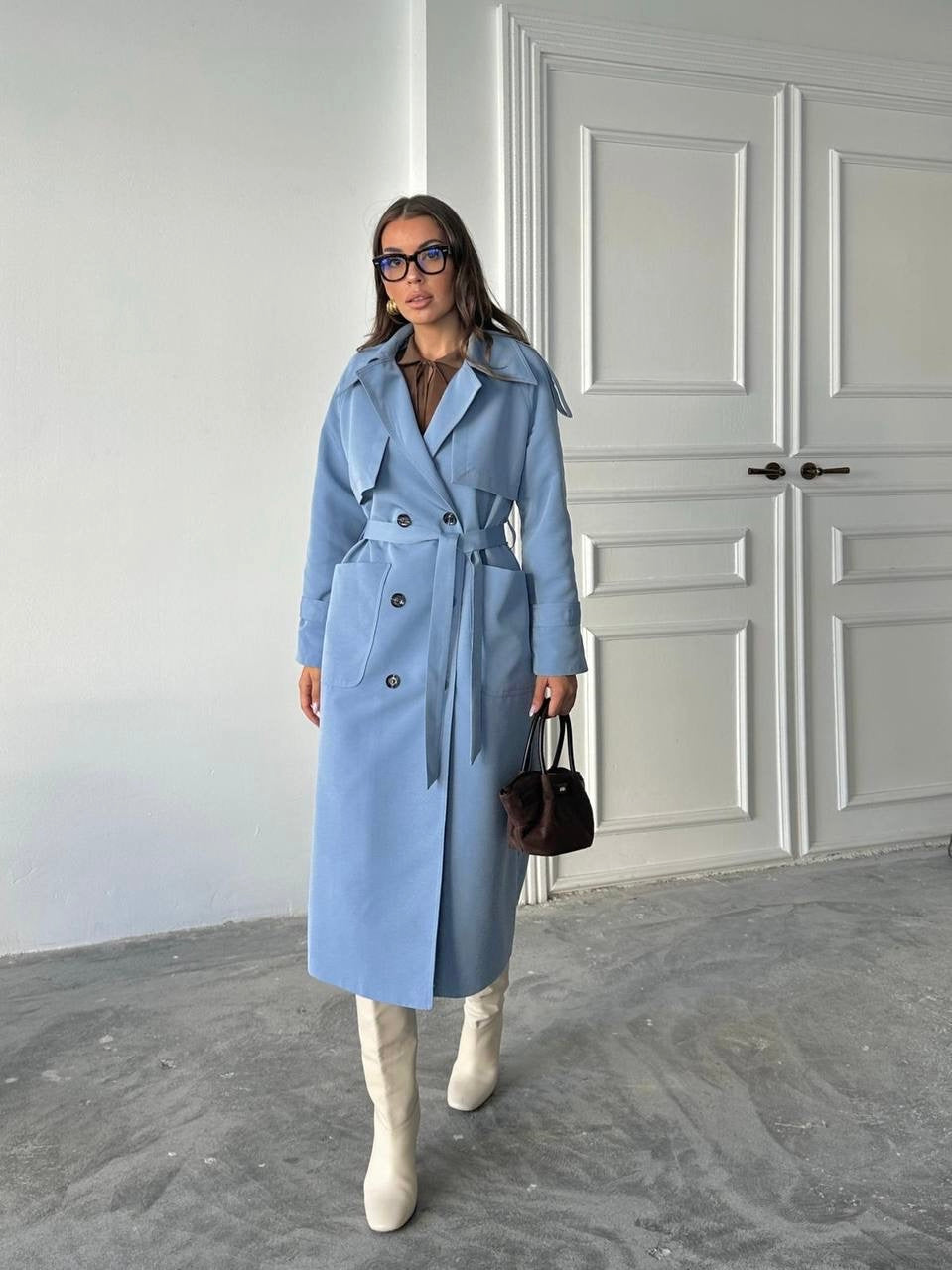 Blue Trench Coat