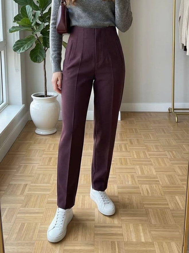Burgundy Zara Pants