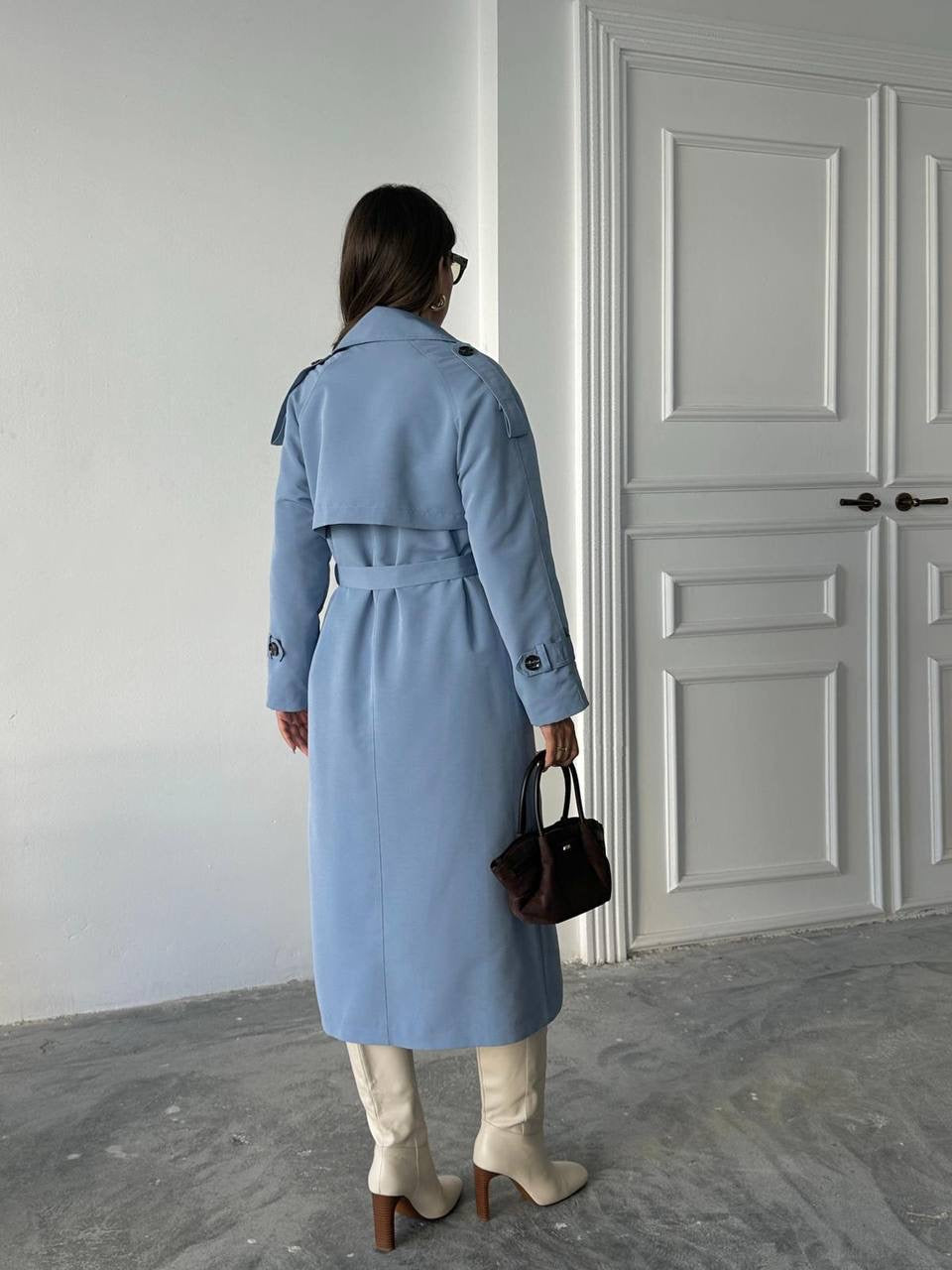 Blue Trench Coat