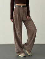Corduroy Wide Leg Pants