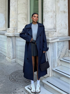 Navy Trench Coat