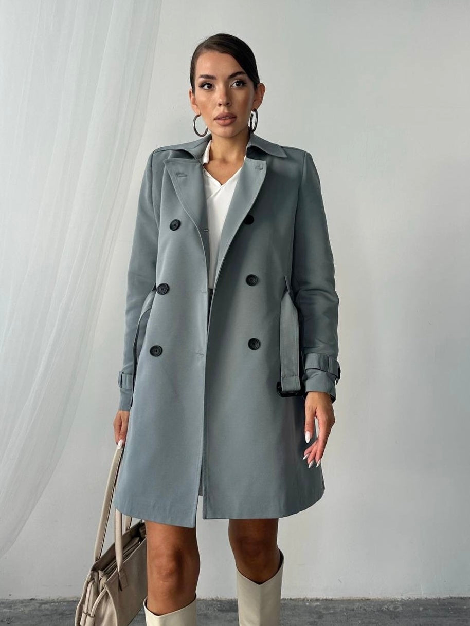 Gray Trench Coat