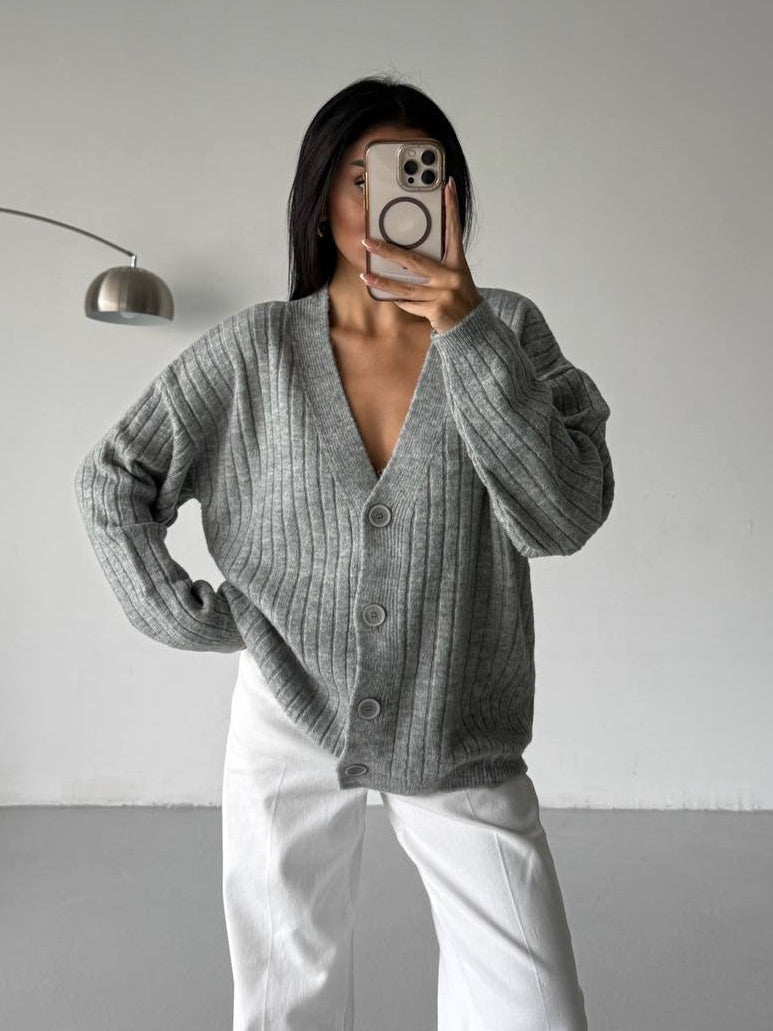 Grey Cardigan