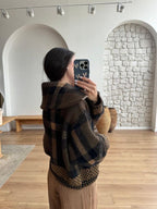 Checked Brown Wool Jacket