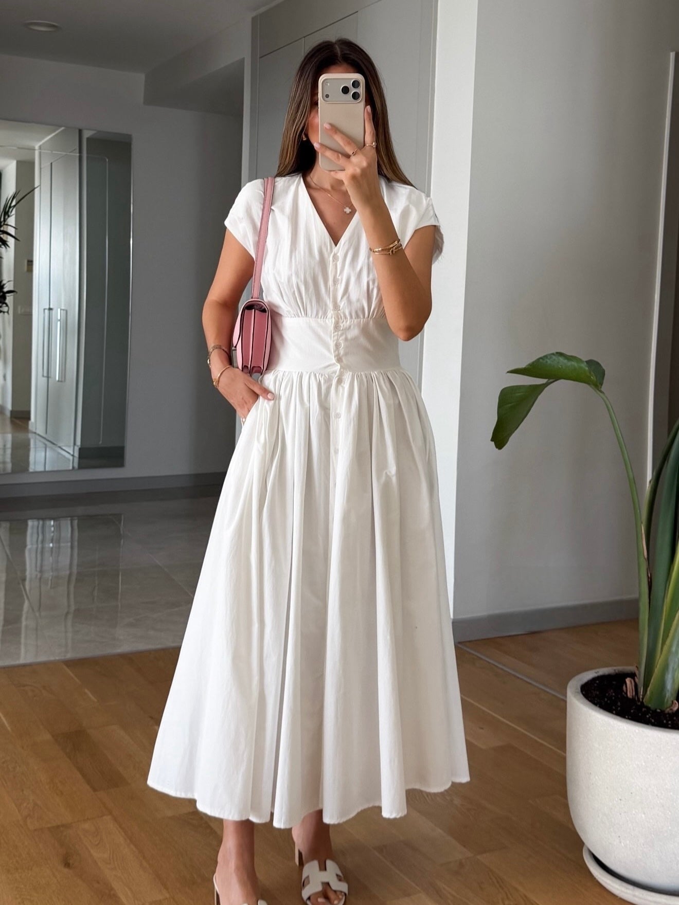 Luxury White Dress